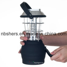 36PCS LED Rechargeable Solar Lantern Dynamo Cranking